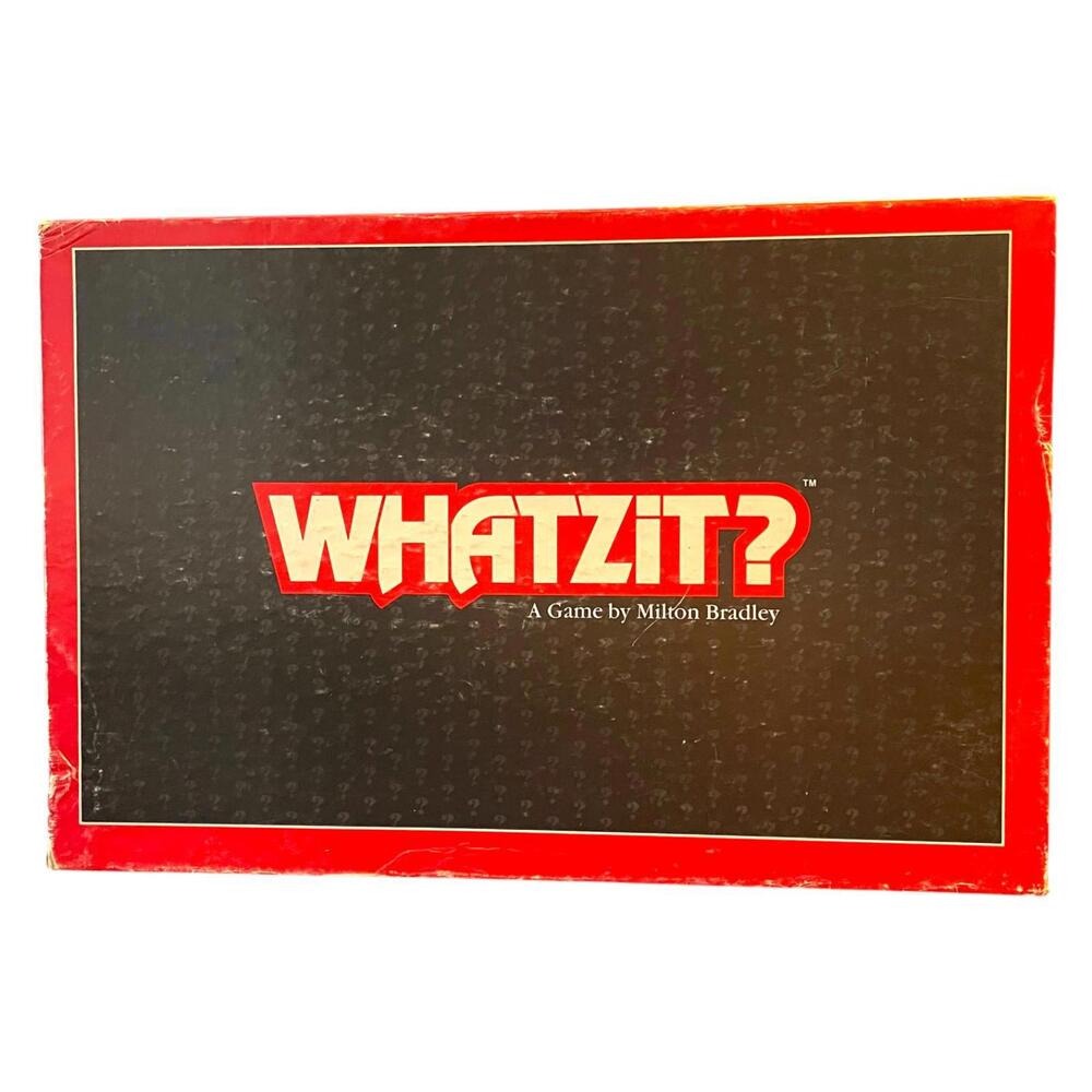 Whatzit? Vintage 1987 Milton Bradley Word Puzzle Game Complete Excellent Cond